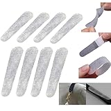 DraCra 12 Pack Purse Strap Non-Slip Pad Sticker Anti-Falling Clear Rubber Adhesive Strip Grip Holder for Shoulder Bag Straps Keep Stay Handbag Tote Backpack