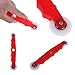 TorSor 2 Pack Rubber Edge Trim Install Tool Set Seal Strip Setting Stick Closing Roller for Automotive Weather Stripping Car Windshield Weatherstrip Boat RV Truck Home Window Screen Door Installation