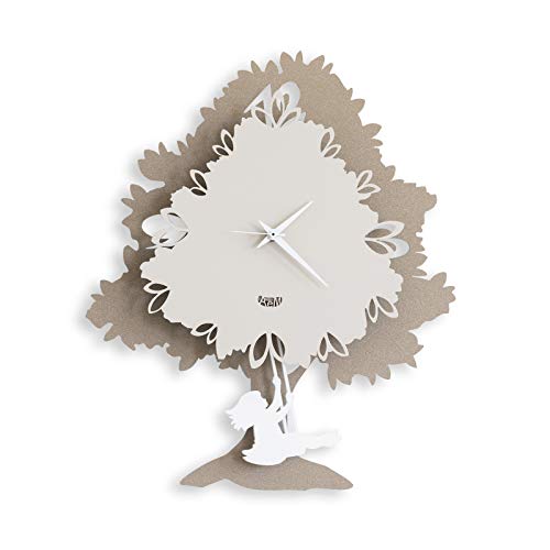 Arti & Mestieri Albero - Orologio da Parete con Pendolo di Design...