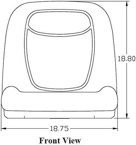 Miniatura 5 de Dos (2) - Milsco Camo Camouflage Low Back Seat LVA10029 se adapta a John Deere para JD Gators