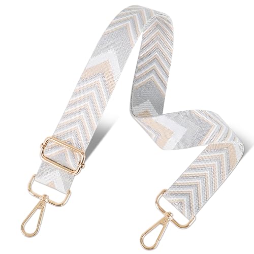 Image of chushui Metallic Thread Purse Strap for Women, Woven Replacement Bag Strap