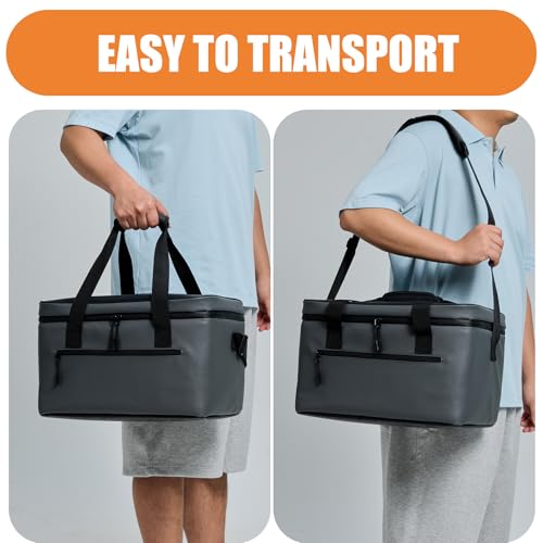 Bolsa aislante para reposar carne, gris miniatura 5