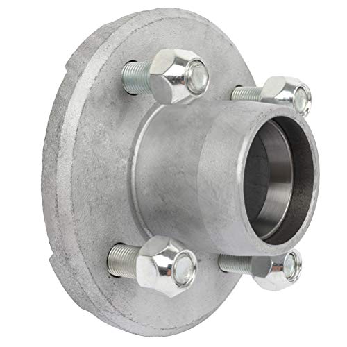 ECCPP Boat Trailer Hub Kit 4 Bolt 1 L44643 Silver Tapered Spindle Galvanized 2,000 Lbs Axle Kit by ECCPP - Image 4