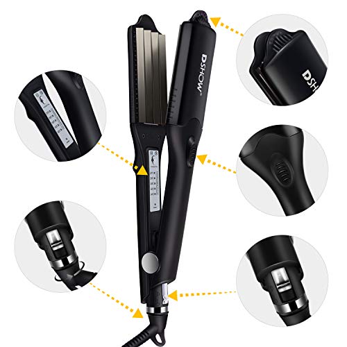 DSHOW ヘアアイロン ストレートアイロン 4WAY 5段階温度 140℃~220℃ PSE認証 HL-066 の商品画像 4