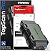 Produktbild TOPDON TopScan Pro, OBD2 Diagnosegerät, kabelloser Bluetooth OBDII Diagnosewerkzeug für alle Fahrzeuge, 13+ Reset-Diensten, Bidirektionale Kontrolle/Aktive Test für iPhone & Android
