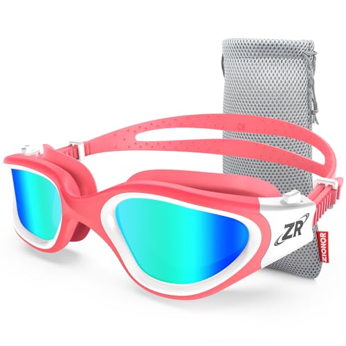 Image of ZIONOR Swim Goggles, Upgraded G1 Polarized Swimming Goggles Anti-Fog for Adult Men Women