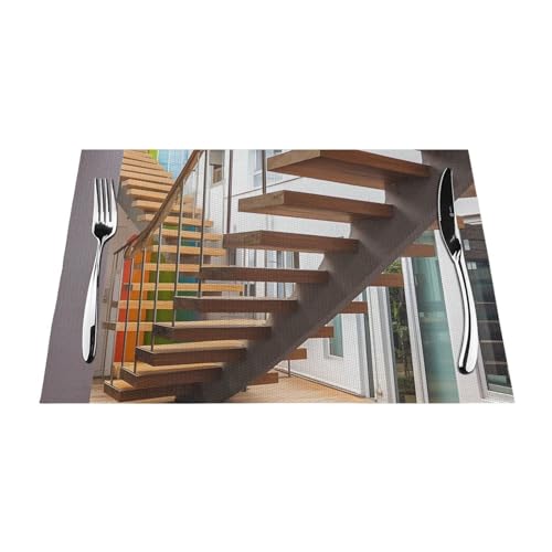 Sets de table tissés haut de gamme durables pour maison et réception