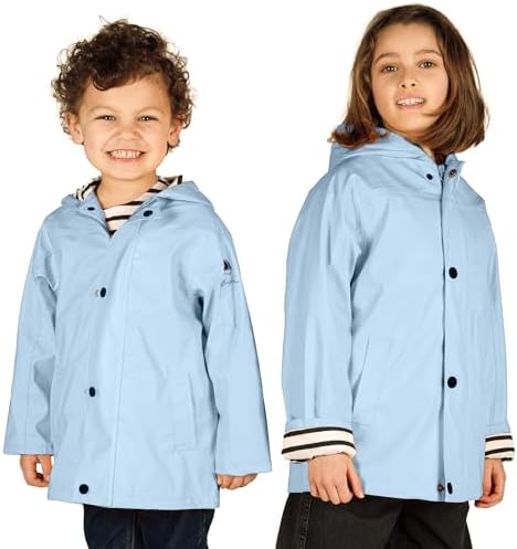 Breizh Ocean - Morlaix - Ciré Imperméable Bébé Avec Capuche Intérieur Rayé - 6 à 36 Mois