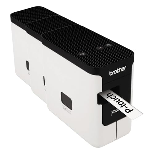 Image of Brother P-Touch PC Connectable Label Maker (PT-P700),White (Pack of 3)