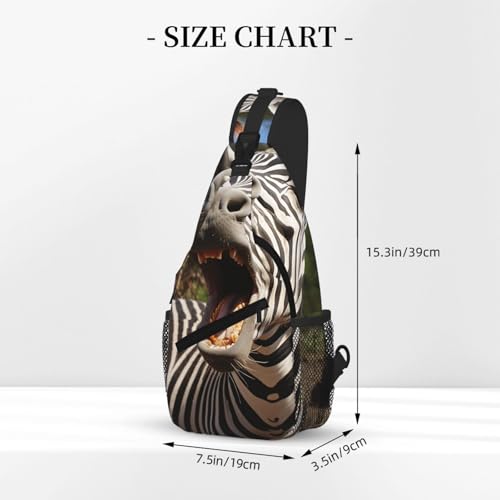 Bolso Sling para Mujer y Hombre Mochila Casual Negra miniatura 3