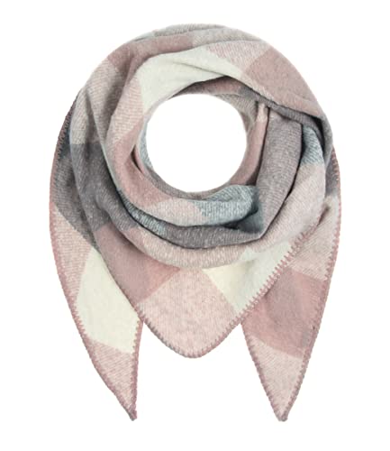 Majea Damenschal Winterschal Strickschal Damen Schal (880042) (rosa 2)