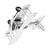 Décorations de bureau jet : fabriquées à partir d'un matériau robuste, est difficile à et présente un décor d'avion vintage
