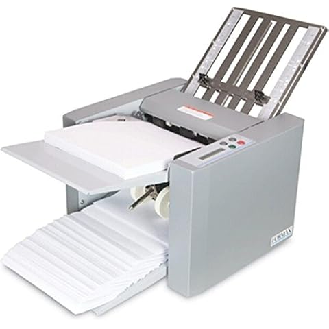 FORMAX FD 314 Desktop Office Folder, Up to 250 Sheets 20 Pound (75gsm) Hopper Capacity, Up to 7700 Sheets per Hour, LCD Control Panel with 3-Digit Resettable Counter Cover