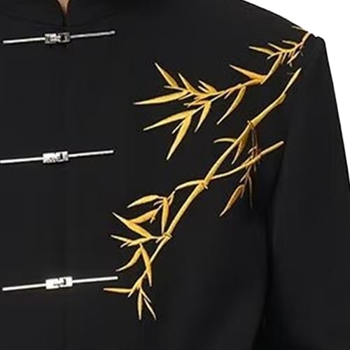 Men's Chinese Sport Coats Stand Collar Slim Fit Blazer Men Casual Suit Blazer3