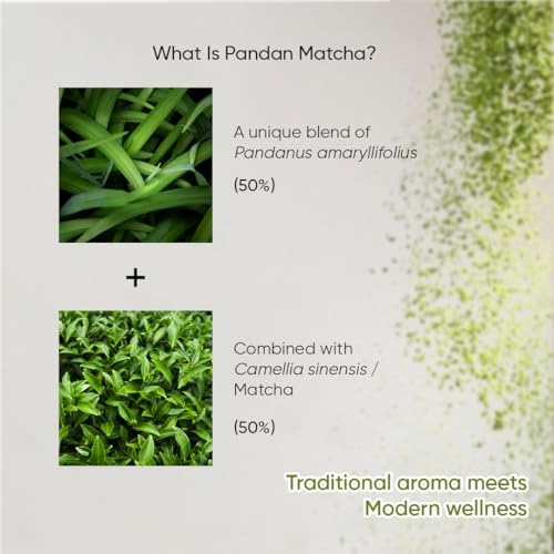 Polvo de té matcha pandan 200g sin azúcar miniatura 4