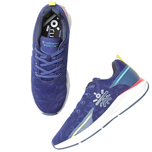 Image of CULT Unisex Windblazer Running Shoes, Engineered Upper Mesh, Breathable, German Technology Insole for Cushioning, Compressed EVA Midsole for Higher Rebound, Reinforced Heel