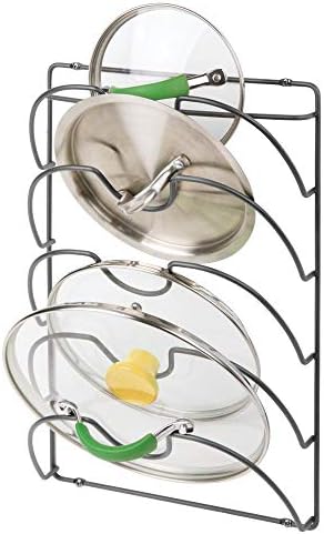 GOTOTOP Support Pour Couvercle De Casserole 5 Couches Montage Mural/Porte Support De Couvercle