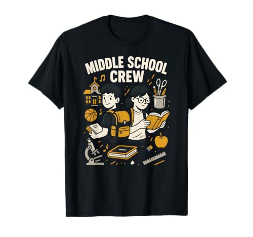 Collège Crew Cool Kids Boys Vintage Back to School T-Shirt