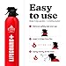 LIFEGUARD Aerosol Fire Extinguisher Spray - Non-Toxic, Eco-Friendly Fire Suppressant for Home, Kitchen, Car & Office, Compact, Easy-to-Use Design with 10-Year Shelf Life (Pack of 1)