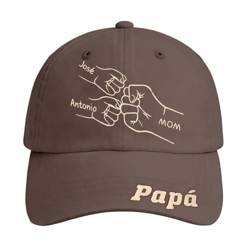 Genérico Regalo Día del Padre - Gorras Personalizadas Hombre Gorra Personalizada para Papá, Gorras de Béisbol Divertida Gorra de Béisbol de Boxeo, Un Regalo para Papá, Abuelo o Marido