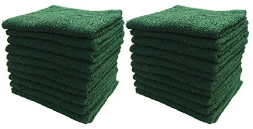 アイフィット工業/フェイスタオル 5枚 グリーン/FT-DG5