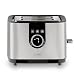 CASO Design Selection T2 Toaster, 2 Slot Toaster with 7 Browning Levels, Defrost and Rewarm Options, Crumb Drawer for Easy Cleaning, Self-Centring Slots
