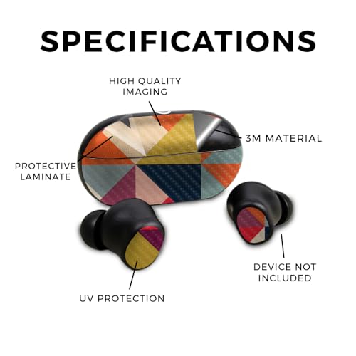 Image of Carbon Fiber Skin Compatible with Beats Solo Buds - Bright and Happy - Premium 3M Vinyl Protective Wrap Decal Cover - Easy to Apply | Crafted in The USA by MightySkins