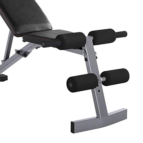 WF Athletic Supply Adjustable Weight Bench, Fitness Training Weight Bench, Multifunctional Adjustable Utility Weight Bench for Full Body Workout, Incline/Decline Bench Press for Home Gym