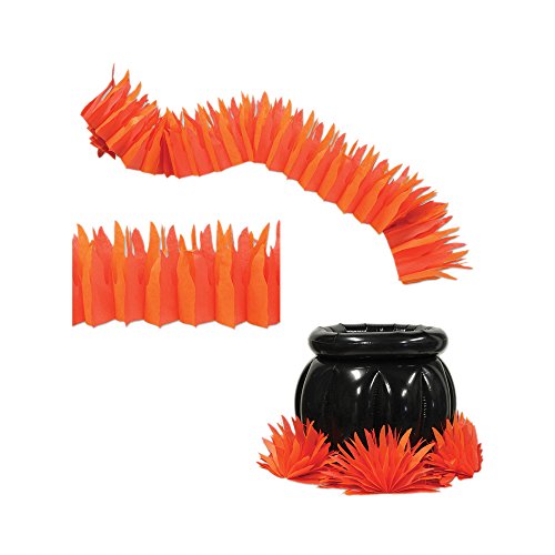 Beistle Flame Garland, 8-Inch by 6-Feet