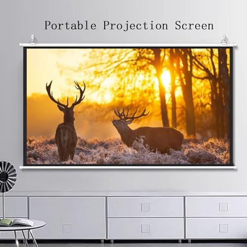 Pantalla de proyección manual 72" 16:9 miniatura 2