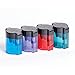 STAEDTLER Metal Double Hole Sharpener with Oval Tub - Manual Pencil Sharpener for Regular & Large Pencils, Makeup Pencils - 2 Sizes with Hinged Lid (Assorted Colors)