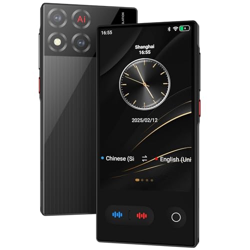 VXVMN S30 PRO Traduttore Vocale Istantaneo Multilingue, Traduttore Simultaneo Vocale Ai Translator con 148 Lingue, Portatile Traduzione di Foto, Supporta WiFi/Bluetooth con Batteria da 1500 mAh