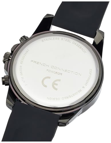 Image of French Connection Men Green Dial Analogue Watch & Bracelet - FCW06GR