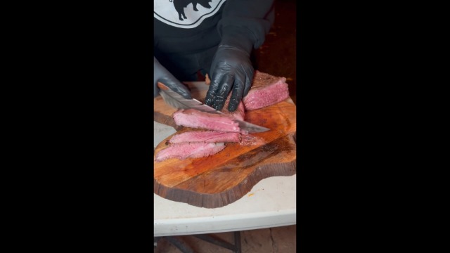 TIVOLI Feather Carving Knife,8 inch Boning Butcher Knife for Meat Cutting, Hand Forged High Carbon Steel Viking Fillet Knife for Brisket Outdoor Camping BBQ Father's Day Christmas Gift Men Women