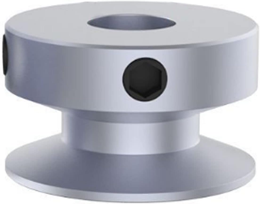 CHANCSOuter Diameter 30mm Single Groove Pulley 8mm Fixed Bore Pulley for Drilling Machine 6MM PU Round Belt