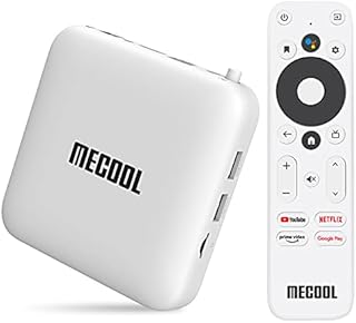 Android 10.0 TV Box, KM2 Smart TV Box Netflix Google Certified USB 3.0 Ultra 4K HDR 2GB 8GB Support 2.4G 5.0G WiFi BT 4.2 with Amlogic S905X2 Google Assistant Dolby Audio