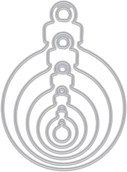 Hero Arts DF072 Infinity Dies, Bulb Ornament