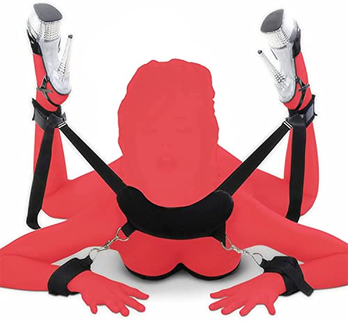 Bed Restraints Sex Adults Bondaged Kit for Couples Sex Restraintants for Women Sex Kit Furniture Position Underware Yoga Sunglasses 4 tieâ€¦