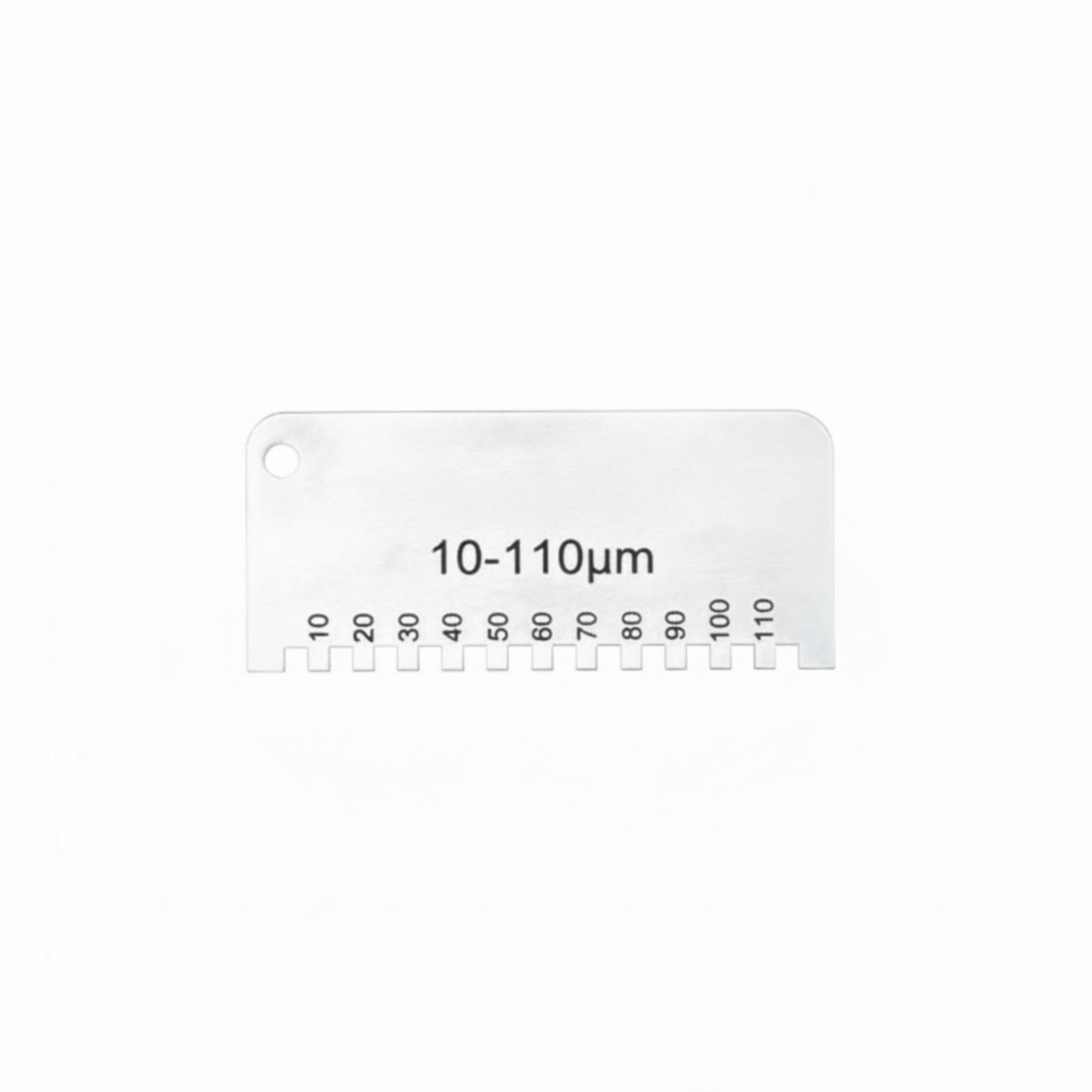 CALANDIS Wet Film Comb Gauge Stainless Steel Wet Film Thickness Gauge Comb Rectangular for Inspectors, Painters, in-Field Inspection, Workshop 10-110-image-15