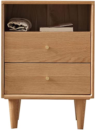 Table de chevet scandinave en bois noble aux finitions soignées 40cm