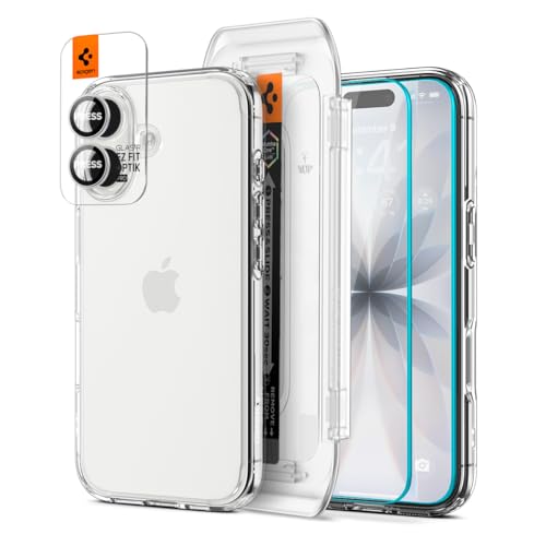 Spigen Ultra Hybrid coque iPhone 17 transparente protection écran verre trempé anti-choc