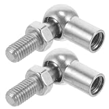 Toyvian Edelstahl Kugelkopfhalterung 2 Stück mit Teleskopfunktion für Hydraulische Anlagen und Mechanische Ausrüstung Einfache Handhabung