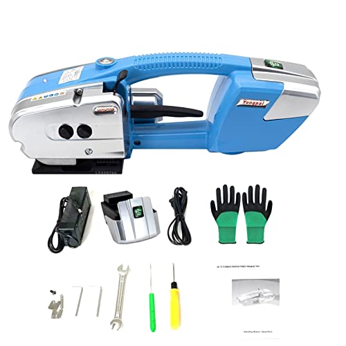 Captok Automatic Strapping Tool For 1/2-5/8 Inch Wide Pp/Pet Straps 3000Mah Two Battery Electric Packaging Strapping Machine Powered Banding Tools #TOP1