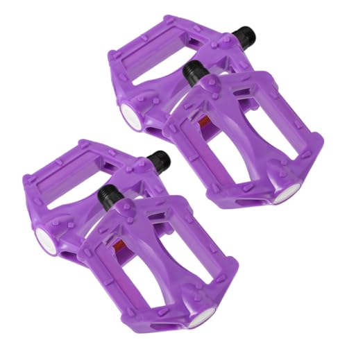 Beavorty 2 Pairs Violet Off-Road Bike Pedals