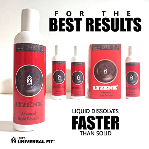 Image of LSRP'S Universal Fit Advanced Deep Cleaning Descaler Liquid /Washing Machine Cleaner Liquid Front Load /Top Load /Dishwasher (Dissolves Faster Than Powder & Tablet) - 4 Bottles (100ml each)