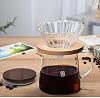 Oubit Clear Glass Range Coffee Server, 300 ML(10oz) Coffee Carafe with Lid for Pour Over Tea & Coffee Maker, Heat Resistant Glass Coffee Pot, Clear #2