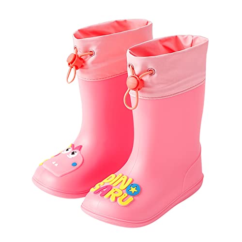 Toddler Rain Boots Baby Cartoo𝐧 Rain Boots For Girls Non-Slip Rubber Waterproo𝐟 Dinosaur Boots Rainboots Boots Boys