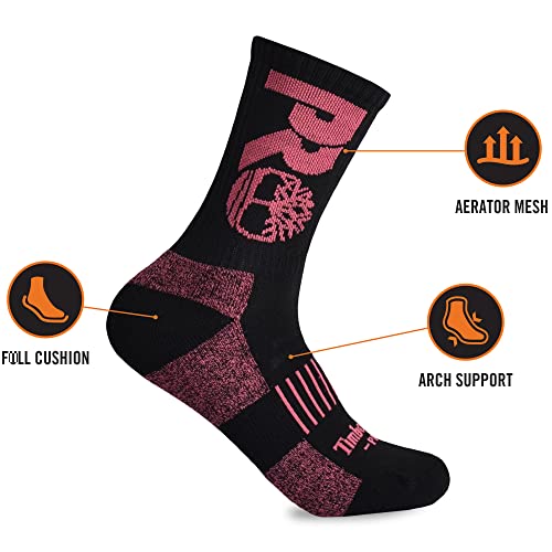 Timberland PRO Women's 6-Pack Half Cushioned Crew Socks2