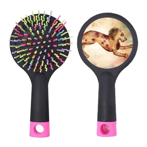 Brosse à cheveux démêlante Lion pour éliminer les nœuds sans douleur juillet août