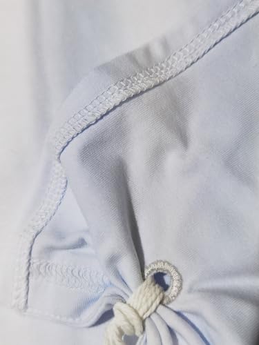 White tzitzit Men Boys Set:100% Cotton Kids and Adults Fabric Kippah4